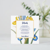 Invitation Iris d'Espagne par Pierre-Joseph Redouté (Debout devant)