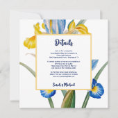 Invitation Iris d'Espagne par Pierre-Joseph Redouté (Devant)