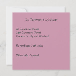 Invitation Iris - Fleur de Lis Fourniture de Fleurs Whimsical