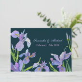 Invitation Iris Wedding Invite (Debout devant)