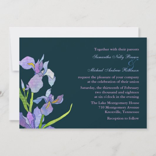 Invitation Iris Wedding Invite (Dos)
