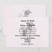 Invitation Irises in Love (Devant / Derrière)