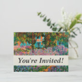 Invitation Irises Monet Garden Fleurs Giverny (Debout devant)