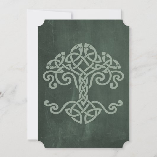 Invitation Irish Party mangez boire et être irlandais Chalkbo (Dos)