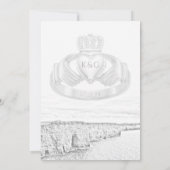 Invitation Irlande Falaises de Moher & Irish Claddagh Ring In (Dos)