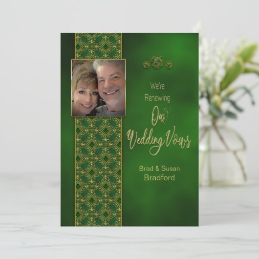 Invitation IRLANDE RENOUVELANT LES VOWS MARIAGES, Insertion p (Debout devant)