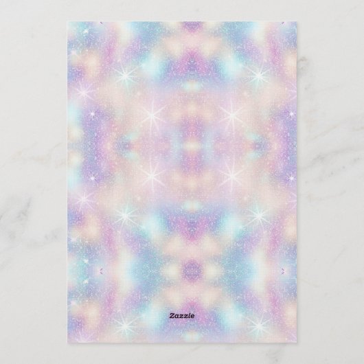 Invitation Irridescent Glitter New Year's Eve Party (Dos)