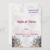 Invitation is translated to French as "Invitation" (Devant)