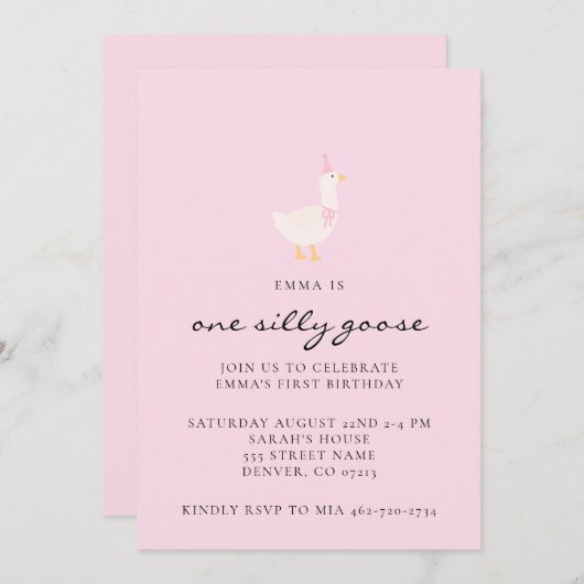 Invitation is translated to French as "Invitation" (Devant / Derrière)