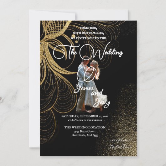 Invitation is translated to French as "Invitation" (Devant)