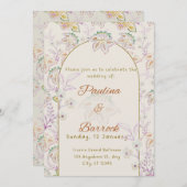 Invitation is translated to "Invitation" in French (Devant / Derrière)