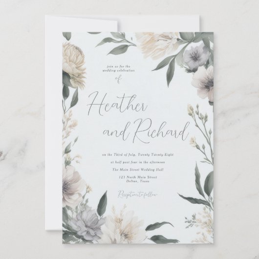 Invitation is translated to "Invitation" in French (Devant)