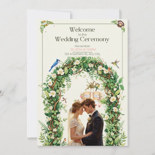 Invitation is translated to "Invitation" in French (Devant)