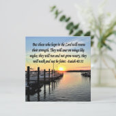 INVITATION ISAIAH 40:31 SCRIPTURE VERSE (Debout devant)