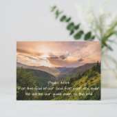 Invitation Isaïe 55 Bible Écriture Merci Christian Custom (Debout devant)