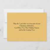 Invitation Isaïe 9:6 Pour Nous Un Enfant Est Né (Dos)