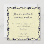 Invitation islamique de fiançailles de Katb Kitab (Dos)