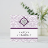 Invitation islamique de fiançailles de mariage (Debout devant)