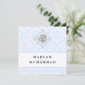 invitation islamique fiançailles de mariage damass (Debout devant)