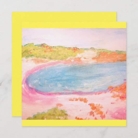 Invitation Island Beach (Devant / Derrière)