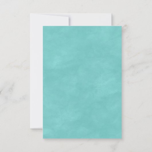 Invitation Island Breeze Plage tropicale Réception de mariage (Dos)