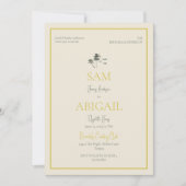 Invitation Island Citrus Rehearsal Dinner  (Devant)