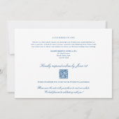 Invitation Island Heights NJ all-in-one QR code RSVP Mariage (Dos)