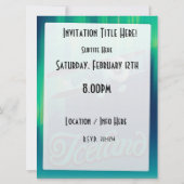 Invitation Islande (Dos)