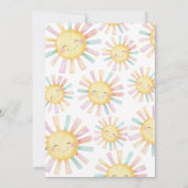 Invitation Isn't She Onederful Sun Girl Pastel 1st Birthday (Dos)