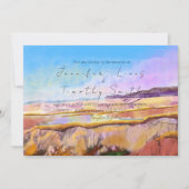 Invitation Istanbul paysage coloré (Devant)