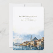 Invitation Istanbul Turquie Destination Mariage (Dos)