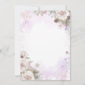 Invitation  It’s Cold Outside Pink Purple Winter Baby Shower  (Dos)