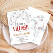 Invitation It Takes a Village Baby Shower