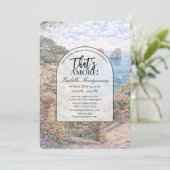 Invitation Italian Capri That’s Amore Bridal Shower (Debout devant)