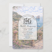 Invitation Italian Capri That’s Amore Bridal Shower (Devant)