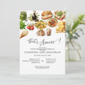 Invitation Italie | Alimentation italienne | Dîner de répétit (Debout devant)