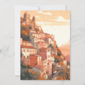 Invitation Italie Élégante moderne Destination Mariage (Dos)