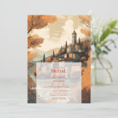 Invitation Italie Lac de Côme Fête des mariées de destination (Debout devant)