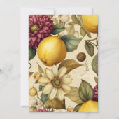 Invitation Italie méditerranéenne Fête des mariées Positano L (Dos)