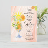 Invitation Italien Aperol Spritz Cocktail Fête des mariées (Debout devant)