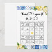 Invitation Italien Trouvez le jeu de Fête des mariées de Bing (Devant / Derrière)