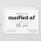 Invitation Itinéraire conjoint du Bachelor et de la Bachelore (Devant)