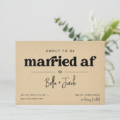 Invitation Itinéraire conjoint du Bachelor et de la Bachelore (Debout devant)