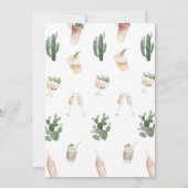 Invitation Itinéraire d'anniversaire rose moderne (Dos)