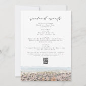 Invitation Itinéraire de la Bachelorette de voyage SAN MIGUEL (Dos)