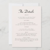 Invitation Itinéraire de la partie de bachelorette de Pyjamas (Dos)