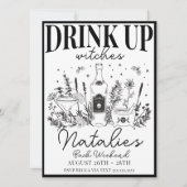 Invitation Itinéraire de la soirée de bachelorette de cuisine (Devant)