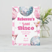 Invitation Itinéraire de la soirée de bachelorette Dernière d (Debout devant)