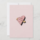 Invitation Itinéraire de Las Vegas Bachelorette (Dos)