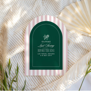 Invitation Itinéraire de l'enterrement de vie de jeune fille 